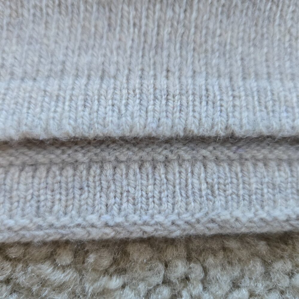 NWOT Everlane Knit Cashmere Scarf Grey - Picture 4 of 10